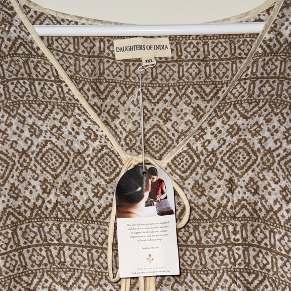 Daughters of India Jasmine Midi Dress - Shell 3XL - Picture 11 of 15